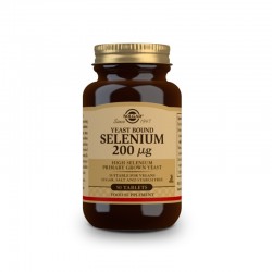 SOLGAR Selen in Hefe 200mcg 50 Tabletten
