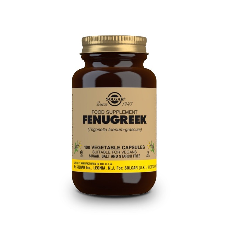 SOLGAR Fenugreek 100 Vegetable Capsules