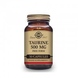 SOLGAR Taurine 500mg (50 Vegetable Capsules)