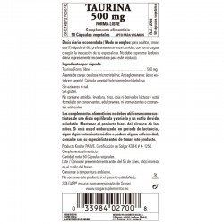 SOLGAR Taurina 500mg (50 Cápsulas vegetales)