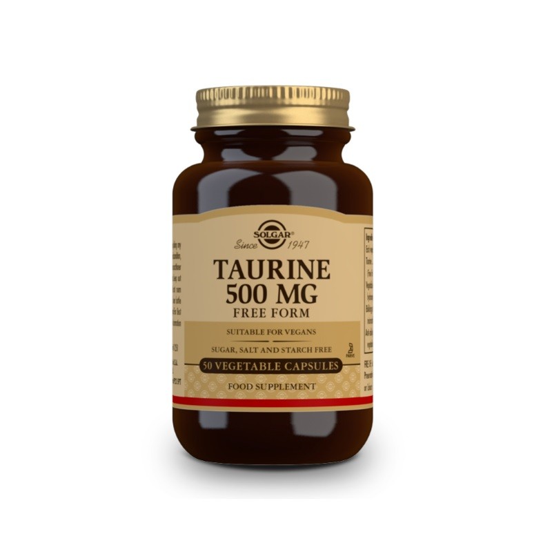 SOLGAR Taurin 500mg (50 pflanzliche Kapseln) SOLGAR Taurin 500mg (50 pflanzliche Kapseln)