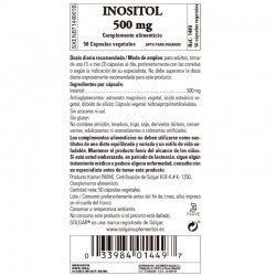 SOLGAR Inositol 500mg (50 pflanzliche Kapseln)