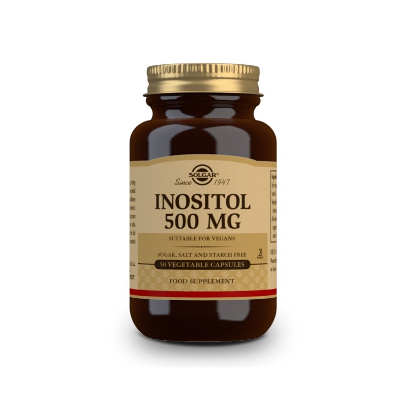 SOLGAR Inositol 500mg (50 Vegetable Capsules) SOLGAR Inositol 500mg (50 Vegetable Capsules)