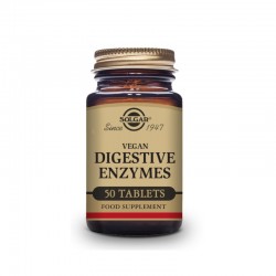 SOLGAR Enzimas Digestivas 50 Comprimidos Mastigáveis