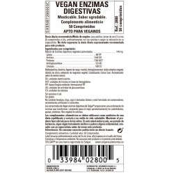 SOLGAR Enzimas Digestivas 50 Comprimidos Mastigáveis