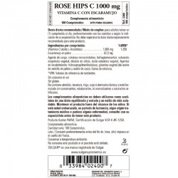 SOLGAR Rose Musquée C 1000mg Vitamine C avec Rose Musquée (100 Comprimés)