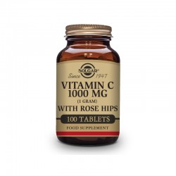 SOLGAR Rose Musquée C 1000mg Vitamine C avec Rose Musquée (100 Comprimés)