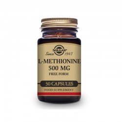 SOLGAR L-Methionine 500mg (30 Vegetable Capsules)