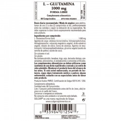 SOLGAR L-Glutamina 1000mg (60 Comprimidos)
