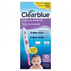 CLEARBLUE Test de Ovulación Digital 10 Tiras