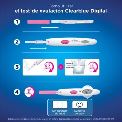 CLEARBLUE Test de Ovulación Digital 10 Tiras