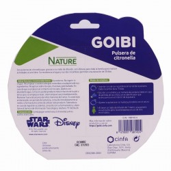 GOIBI Bracciale Citronella Natura Star Wars Nero Darth Vader