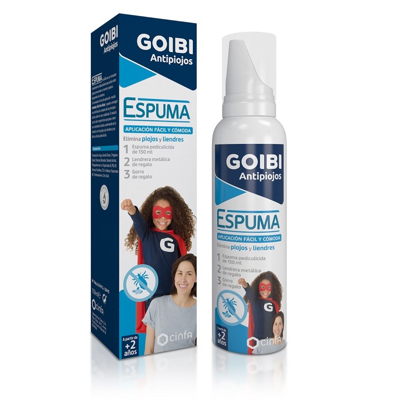 GOIBI Schiuma Elimina Pidocchi e Lendini 150ml GOIBI Schiuma Elimina Pidocchi e Lendini 150ml