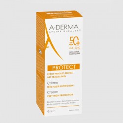 A-Derma Protect Crème Haute Protection Solaire SPF 50+ 40 ml