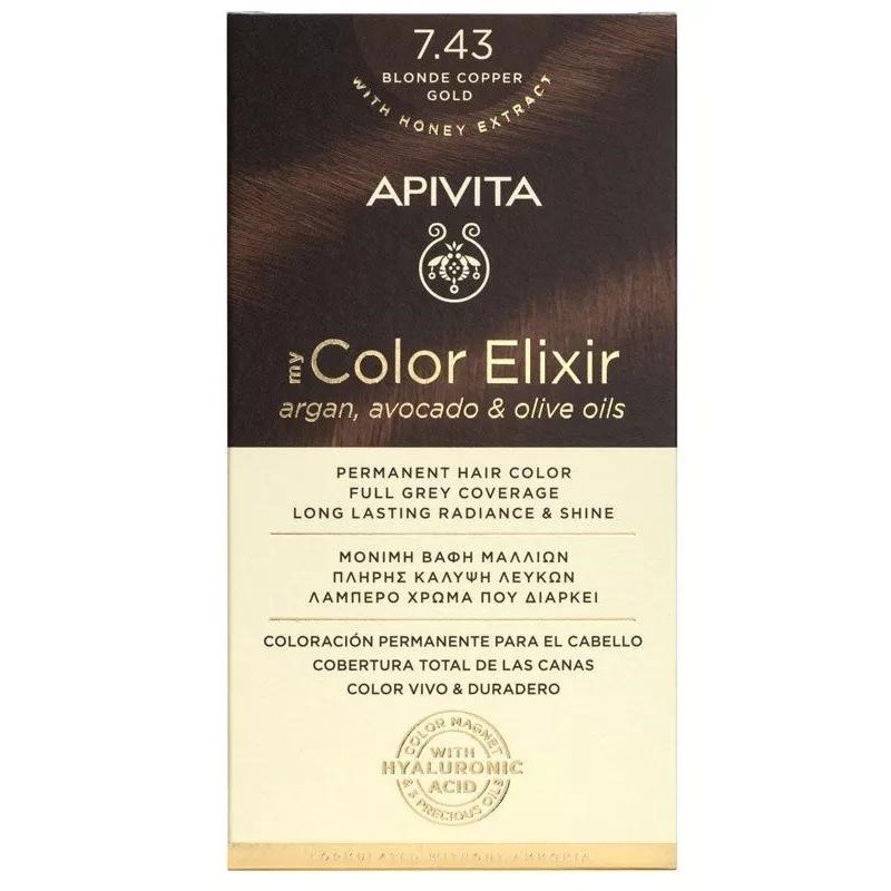 APIVITA Farbstoff 7.43 Goldenes Kupferblond Mein Farbelixier