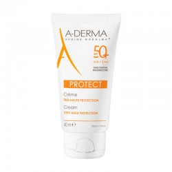 A-Derma Protect Creme Fotoprotetor FPS 50+ Sem Perfume 40 ml