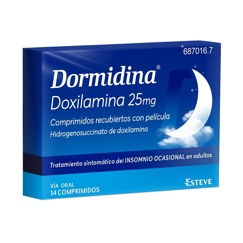 DORMIDINA 25MG 14 Tablets