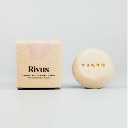 BANBU Organic Solid Shampoo for Normal to Dry Hair RIVUS 75g