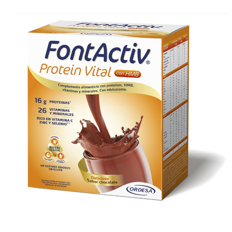 FontActive Protein Vital Cioccolato 14 bustine FontActive Protein Vital Cioccolato 14 bustine