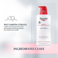 EUCERIN pH5 Gel da bagno per pelli secche e sensibili 400ml