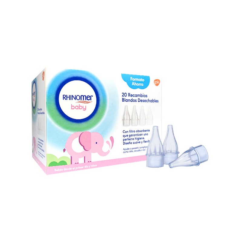 RHINOMER BABY NARHINEL Confort 20 Recharges Souples Jetables