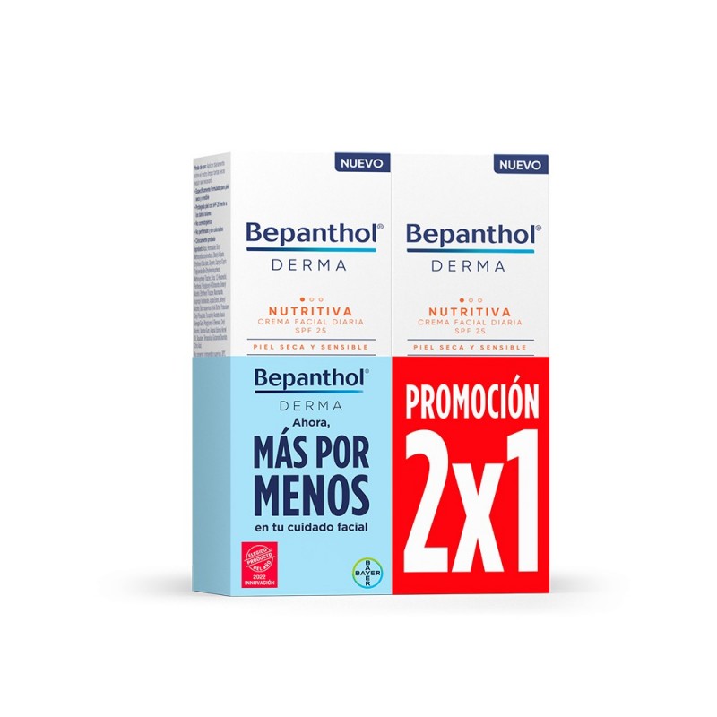 BEPANTHOL Derma Nutritiva Tägliche Gesichtscreme SPF25 DUPLO 2x50ml BEPANTHOL Derma Nutritiva Tägliche Gesichtscreme SPF25 DUPLO 2x50ml