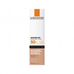 ANTHELIOS Mineral One SPF50+ Crema viso colorata Tono 3 Ingredienti Bronzo
