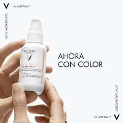 VICHY Capital Soleil UV-AGE Daily mit Farbe SPF50+ Wasserfluid Farbe