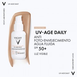 VICHY Capital Soleil UV-AGE Quotidien avec Eau Fluide Couleur SPF50+ Photovieillissement