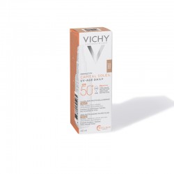 VICHY Capital Soleil UV-AGE Daily con Color SPF50+ Water Fluido Alta Protección