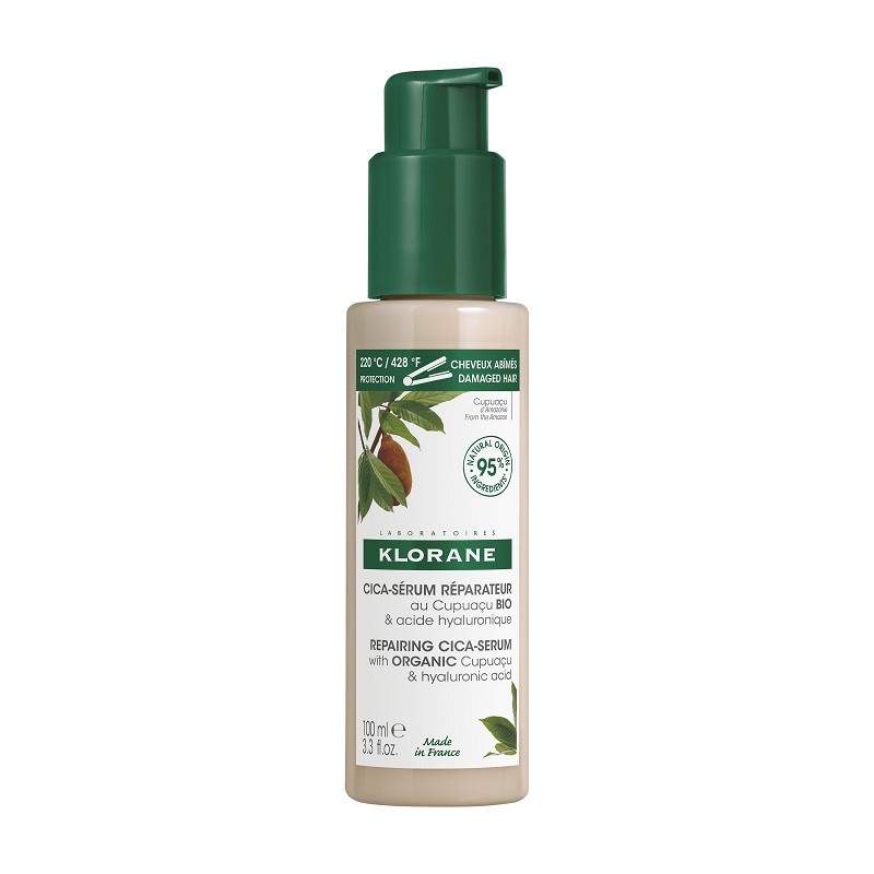 KLORANE Cica-Réparateur Cheveux Secs et Abîmés au Cupuaçu Bio et Acide Hyaluronique 100 ml KLORANE Cica-Réparateur Cheveux Secs et Abîmés au Cupuaçu Bio et Acide Hyaluronique 100 ml