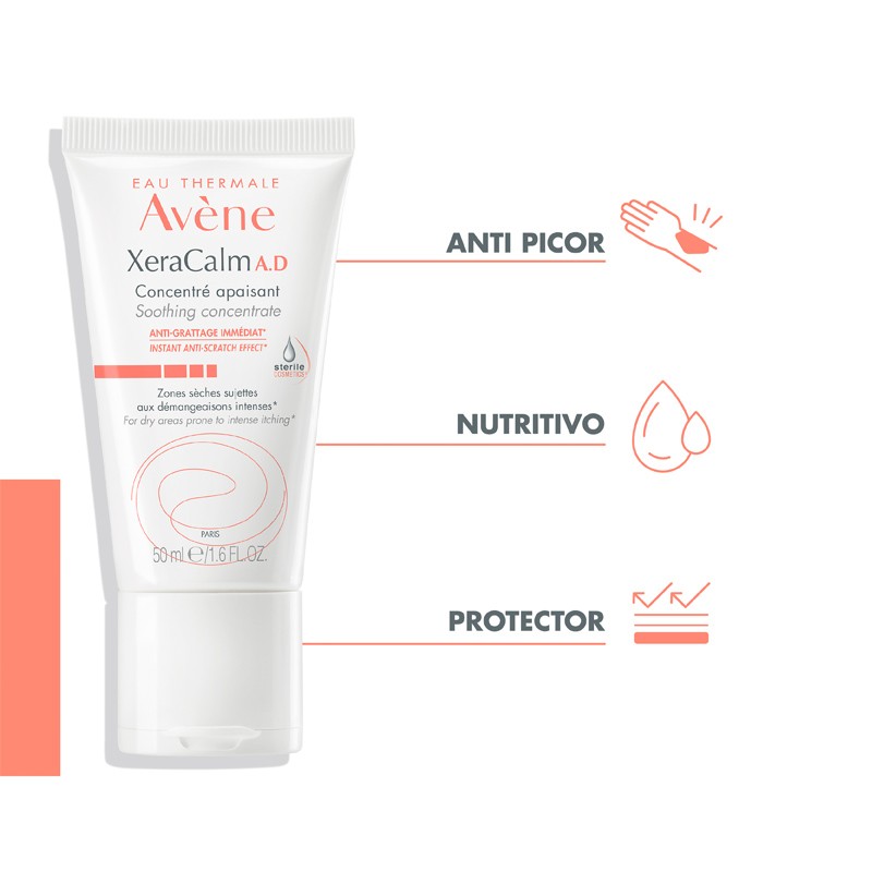 AVENE Xeracalm AD Anti-Itch Soothing Concentrate 50ml