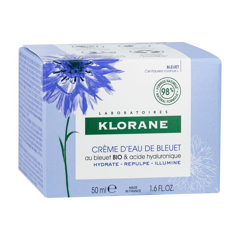 KLORANE Gel Crème à l'Eau de Bleuet 50 ml