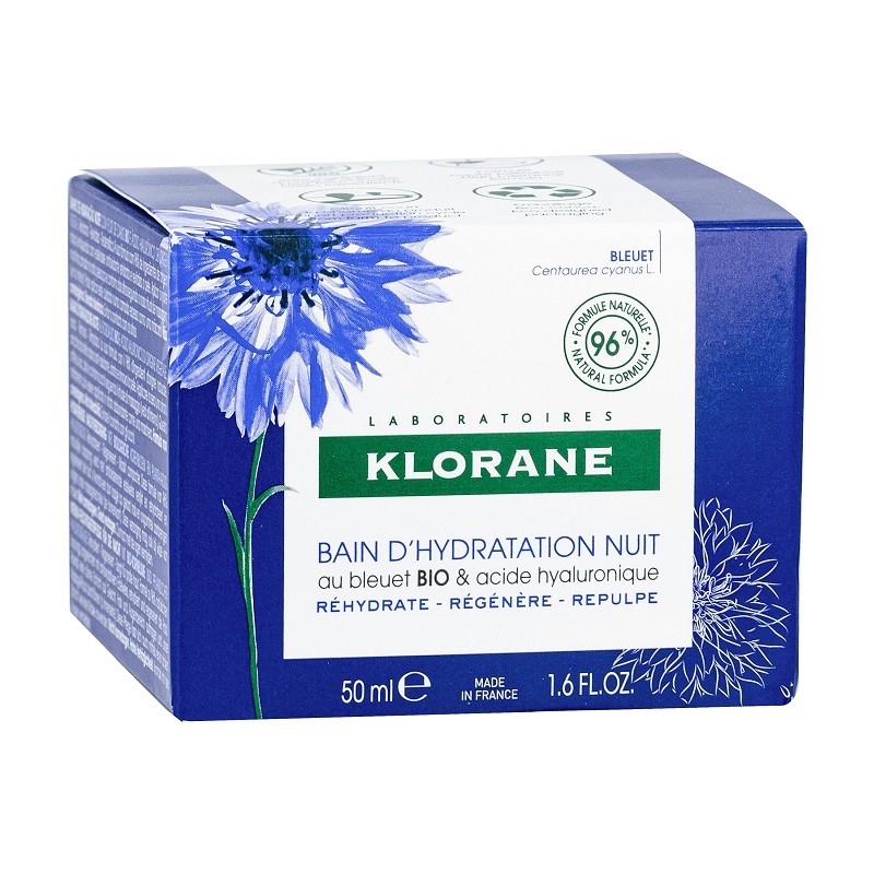 KLORANE Kornblumen-Feuchtigkeitsbad für die Nacht, 50 ml KLORANE Kornblumen-Feuchtigkeitsbad für die Nacht, 50 ml