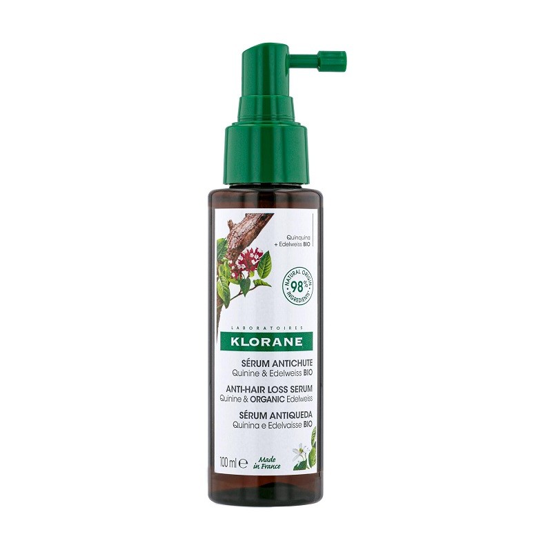 KLORANE Siero Anticaduta Chinino e Stella Alpina BIO 100ml