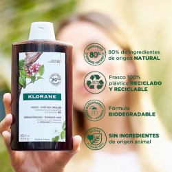KLORANE Shampoing Quinine 400 ml