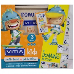 VITIS Kids Pack Cepillo Dental + Gel Dentífrico + Juego REGALO