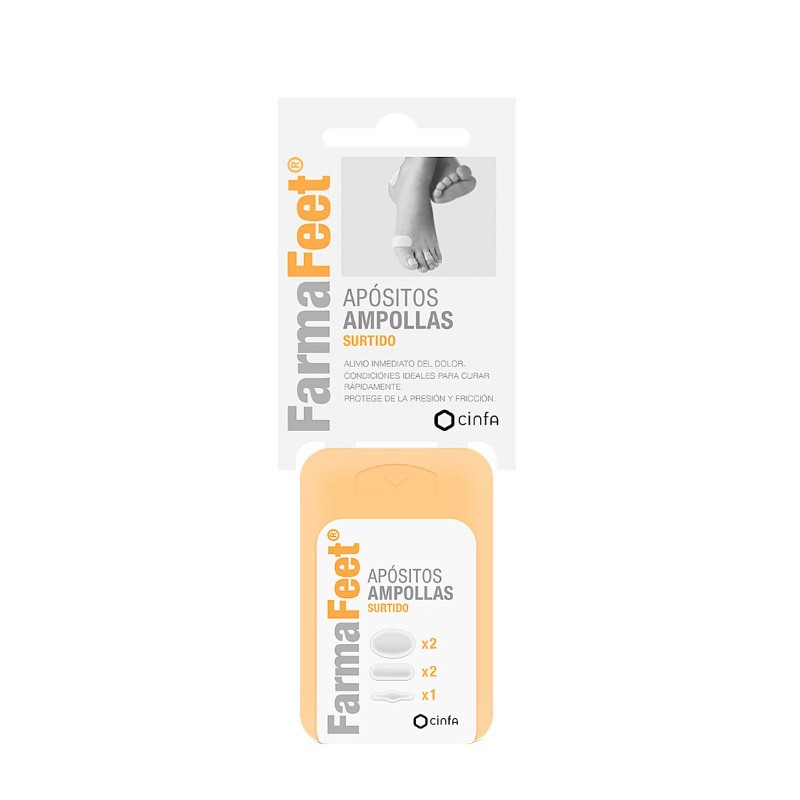 FARMAFEET Sortimento de curativos blister 5 unidades