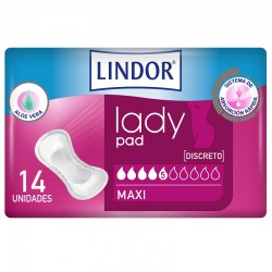 LINDOR Lady Pad Maxi 5 Gocce 14 unità