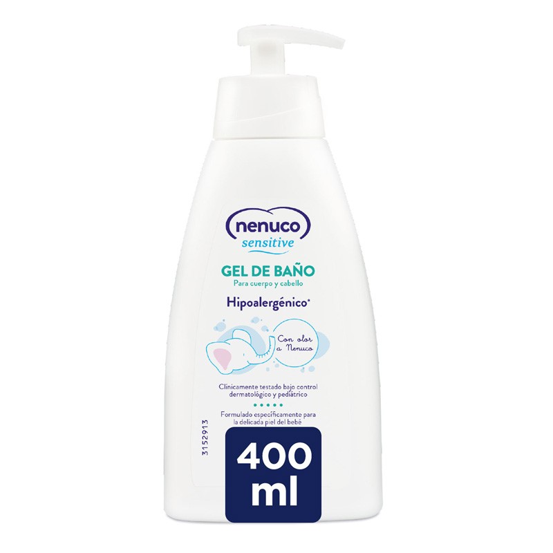 NENUCO Gel de Bain Bébé Sensible 400 ml