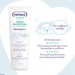 NENUCO Crème Protectrice Couches Sensibles Non Parfumée Duplo 2x100 ml