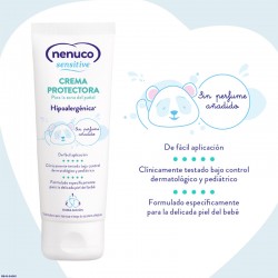 NENUCO Sensitive Crema Protectora Pañal Sin perfume Duplo 2x100 ml