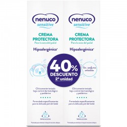 NENUCO Sensitive Crema Protectora Pañal Duplo 2x100 ml