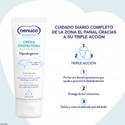 NENUCO Sensitive Protective Cream Triple Action Duplo Diaper 2x100 ml