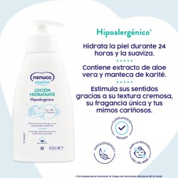 NENUCO Sensitive Pack de Loción Hidratante y Gel de Baño para Bebés Formula Respetuosa 400 ml