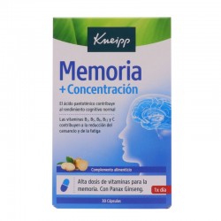KNEIPP Memory and Concentration 30 Capsules