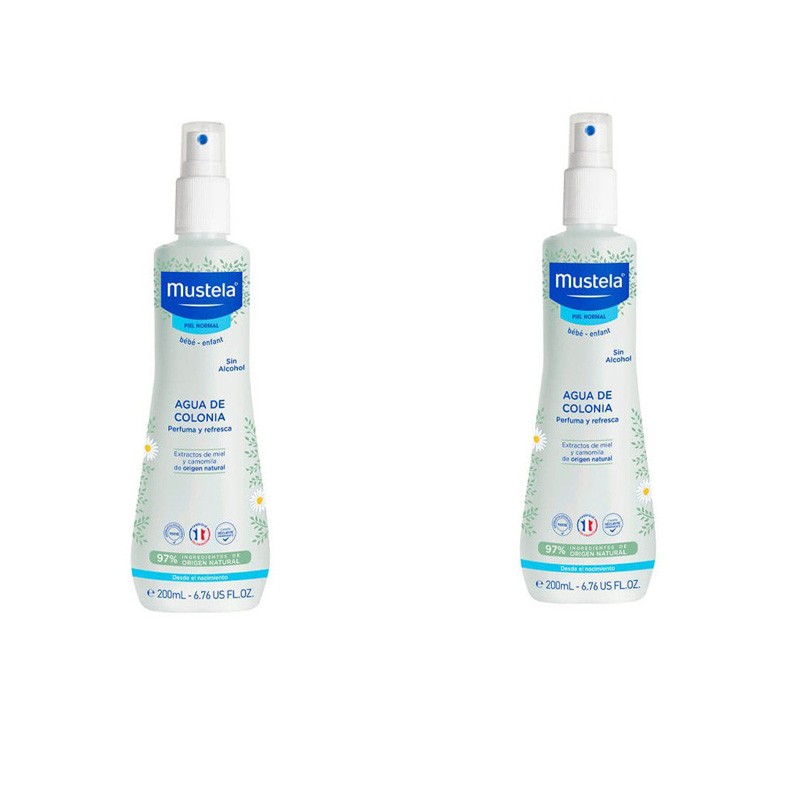 MUSTELA PACK OFFRE Eau de Cologne sans alcool 2x200ml MUSTELA PACK OFFRE Eau de Cologne sans alcool 2x200ml