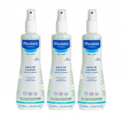MUSTELA Trio Alcohol-Free Cologne Water 200ml (3 units)