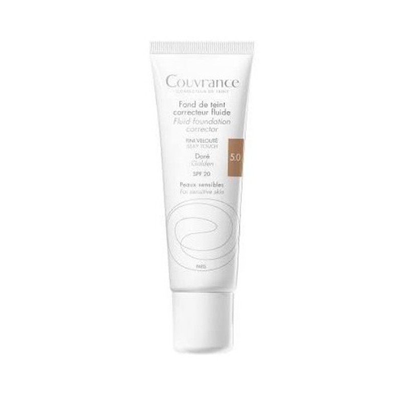 Avène Couvrance Flüssiges Make-up Golden Coverage Nr. 5 SPF20 Avène Couvrance Flüssiges Make-up Golden Coverage Nr. 5 SPF20
