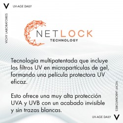 VICHY Capital Soleil UV-AGE Daily FPS50+ Fluido de Água Tecnologia Netlock 40ml